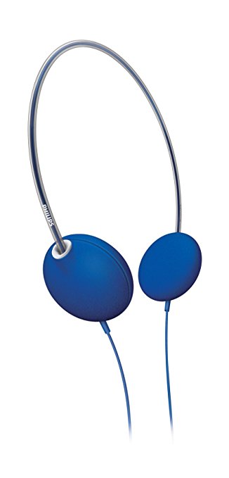 Philips SHL1600/28 Lightweight Headphones (Blue) (Discontinued by Manufacturer)