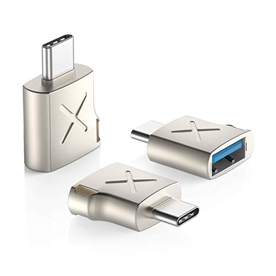 Techrise USB C to USB 3.0 Adapter, 3Pack USB C to USB A Adaptor Hi-speed Sync and Charge Male to Female Converter Compatible for MacBook, ChromeBook Pixel, Samsung Galaxy S10 S9 and ALL Type C Devices