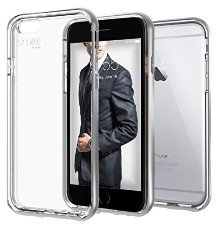 iPhone 6S Case, Scottii [Luxurii Clear] Case, iPhone 6 / 6S (4.7 inch screen) [Scratch Resistant] (Crystal Clear / Space Grey)