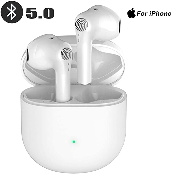 ASO Wireless Earbuds Bluetooth 5.0 3D Stereo Headphones Built in Mic Noise Cancelling in Ear Ear Buds with Fast Charging Case(24H Playtime) IPX5 Waterproof Earbuds for iPhone/Andriod/Samsung