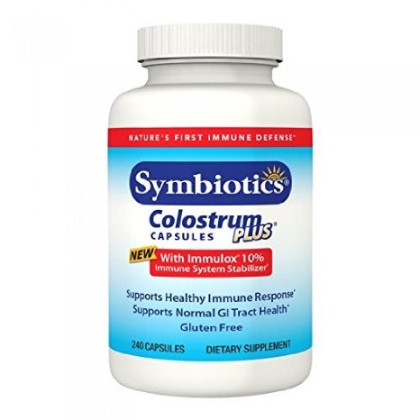 Symbiotics Colostrum Plus, 240 Capsules