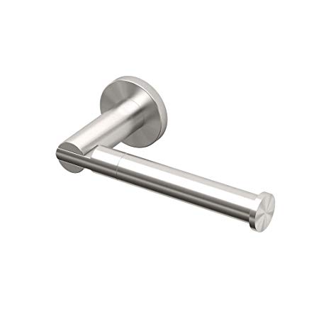 Gatco 4693 Channel European Style Toilet Tissue Holder, Satin Nickel