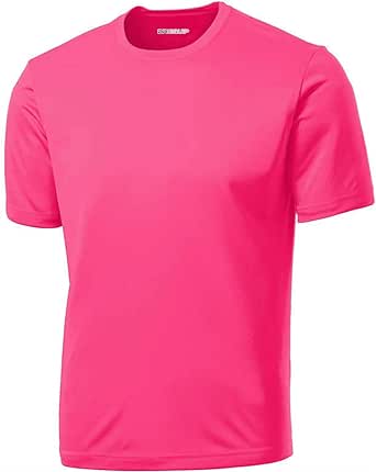 Mens Athletic Dry-Fit Performance Short Sleeve T-Shirt