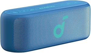 Soundcore Select 2S, Portable Bluetooth Speaker with 20W Stereo Sound, BassUp Technology, 16-Hour Playtime, Wireless Stereo Pairing, and IPX7 Waterproof for Biking, and Outdoor Adventures - Blue