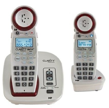 Clarity XLC3.4 Severe Hearing Loss Cordless Phone with XLC3.5 Expandable Handset