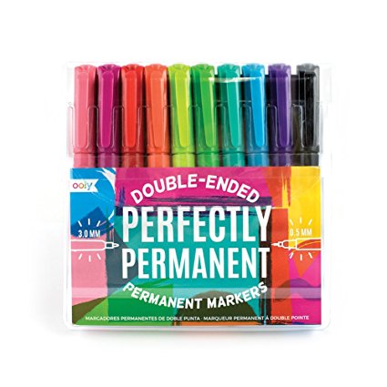 Ooly - Perfectly Permanent Double Ended Markers - Set of 10