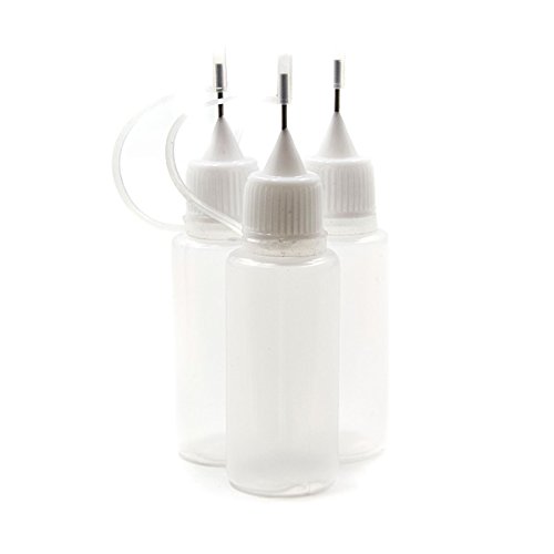 15pcs 30ml Steel Drip Tip Plastic Empty Bottle | Storage for E-Juices & Liquids