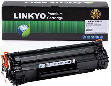 LINKYO Compatible Toner Cartridge Replacement for HP 85A CE285A (Black)