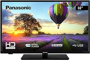 Panasonic TX-32M330E, 2023 TV LED HD da 32 Pollici, USB Media Player, Audio Surround, Modalità Hotel, HDMI, Possibilità di Montaggio a Parete, Nero