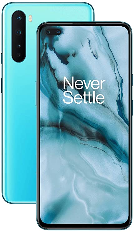 OnePlus 8 NORD (5G) 8GB RAM 128GB UK SIM-Free Smartphone with Quad Camera, Dual SIM and 2 Years Warranty - Blue Marble