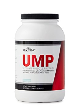 Beverly International UMP Protein Powder 30 servings, Rocky Road. Unique whey-casein ratio builds lean muscle and burns fat for hours. Easy to digest. No bloat.