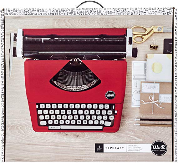 Typecast Retro Typewriter by We R Memory Keepers | Red