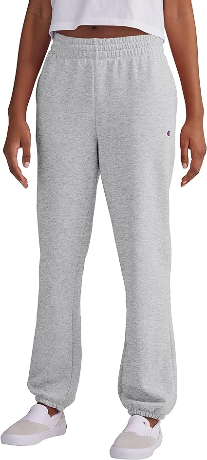 Champion Women's Sweatpants, Powerblend, Fleece, Boyfriend Sweatpants for Women, 29"