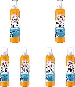 Simply Sterile Saline Wound Wash Spray - 7 oz, Pack of 6