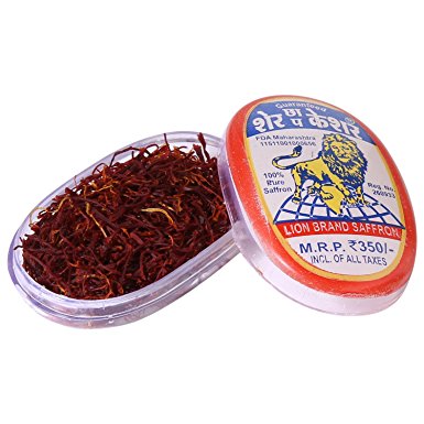Lion 100% Pure Kashmir Saffron - 1 Gm