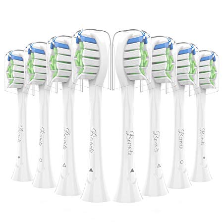 Brush Heads Replacement for Phillips Sonicare Electric Toothbrush, 8 Pack