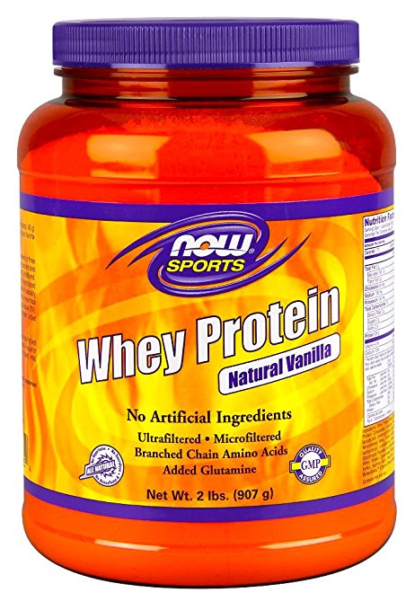 NOW Foods Sports Whey Protein Natural Vanilla -- 2 lbs