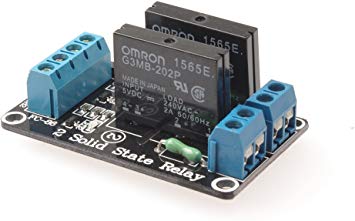 SMAKN® 5v 2-channel High Level Solid State Relay Board for Arduino Uno Duemilanove Mega2560 Mega1280 ARM DSP PIC