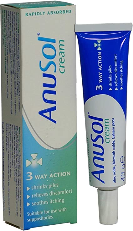 HayMax Anusol Cream Haemorrhoid Relief Cream 43g