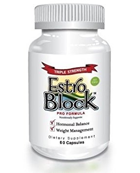 Estroblock PRO TRIPLE STRENGTH - 60 Capsules Natural Anti-Estrogen Aromatase Inhibitor Estrogen Blocker