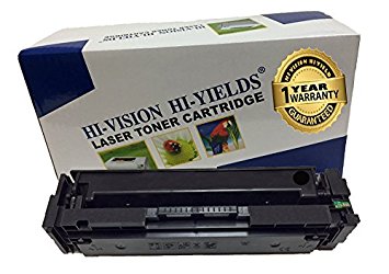 HI-VISION Compatible HP 201A (CF400A) Black Laserjet Toner Cartridge Replacement (1,500 Pages) for Color LaserJet Pro M252dw, M252n, MFP M277dw, M277n (1 Pack)