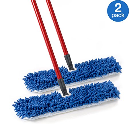 O-Cedar Dual Action Microfiber Flip Mop Damp Dry All Surface Mop, 1 CT