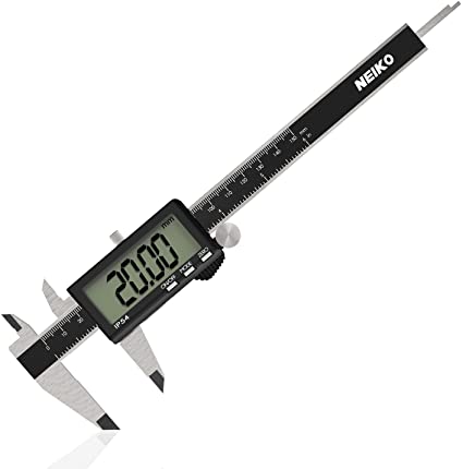 Neiko 01401A Electronic Digital Caliper with Extra Large Oversized LCD Screen, 0-6 Inches | Inch/Fractions/Millimeter Conversion