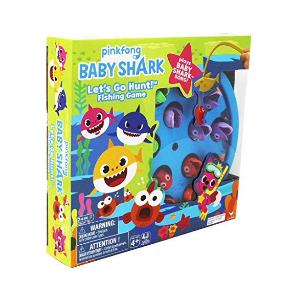 Cardinal Games 6054916 Baby Shark Gone Fishing Game, Multi Colour