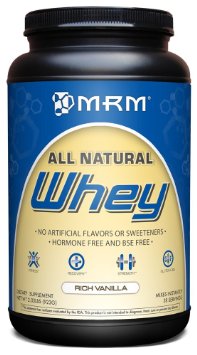 MRM All Natural Whey Rich Vanilla 203-Pound