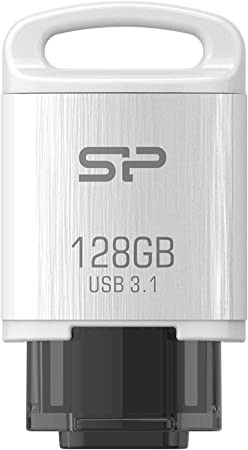 Silicon Power SP128GBUC3C10V1W USB Memory Type-C 128GB USB 3.1 (Gen1), White