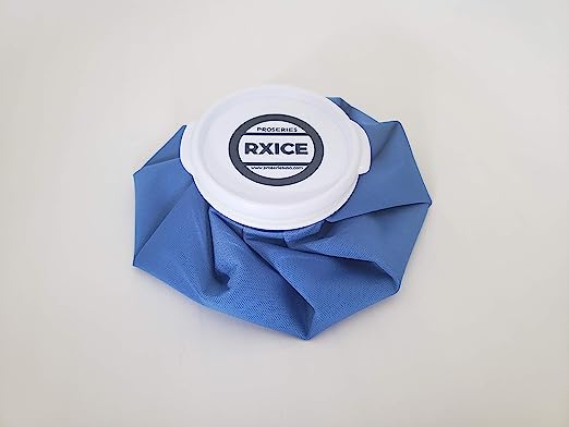 RxICE - 6" Small Reusable Ice Bag - Hot and Cold Therapy - (Blue)