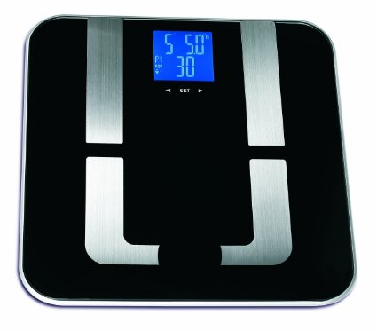 Epica Precision Pro Digital Body Fat Scale 397 lbs Capacity and Auto Recognition Technology