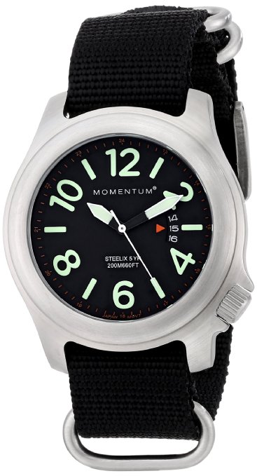 Momentum by St Moritz watch corp Steelix Field Watch