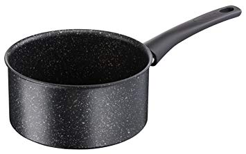 Tefal GENUINE c6342802 Mottled Mottled Induction Saucepan, Aluminium, black, 16 cm