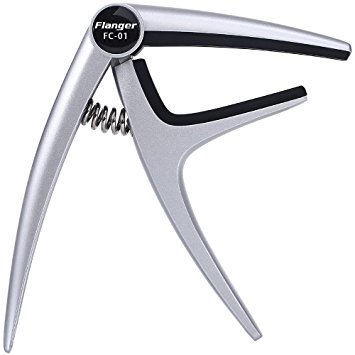 Lightweight Guitar Capos with aluminium alloy material for Acoustic, Electric & Classical Guitar, Ukulele, Bass, Banjo & Mandolin/Flanger/1Pack