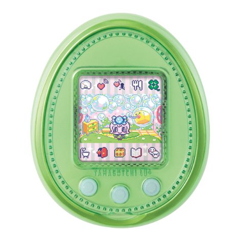 Bandai Tamagotchi 4u   Plus Lime Green