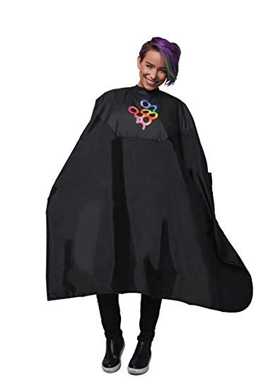 Framar Color Cover - Salon Cape With Rubberized Chest and Neckline, Hair Cape for Hair Dye, Hair Color, Cosmetology Supplies and Hair Coloring