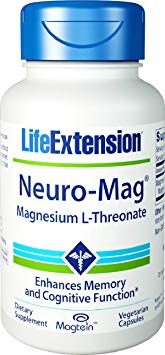 Life Extension Neuro-Mag Magnesium L-Threonate, 150 Veg Caps