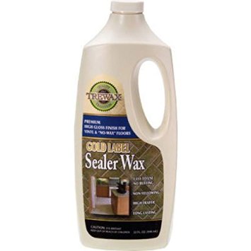 Trewax Gold Label Sealer Wax, Gloss Finish, 32-Ounce