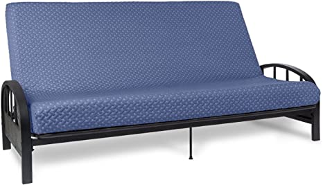 Milliard Memory Foam Futon Mattress – Full Size (Frame Not Included) (Navy)