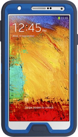 OtterBox Defender Series Case for Samsung Galaxy Note 3 - Retail Packaging - BlueNavy