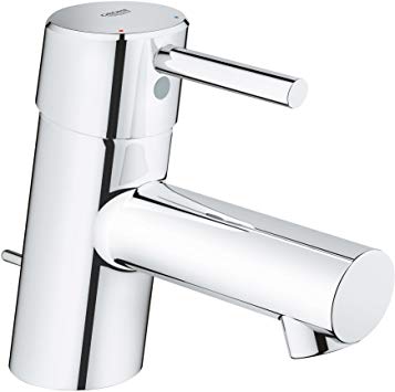 Grohe 34702001 Concetto Single-Handle Bathroom Faucet XS-Size with Drain Assembly in StarLight Chrome,