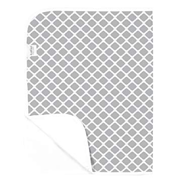 Kushies Baby Deluxe Change Pad, Grey Lattice