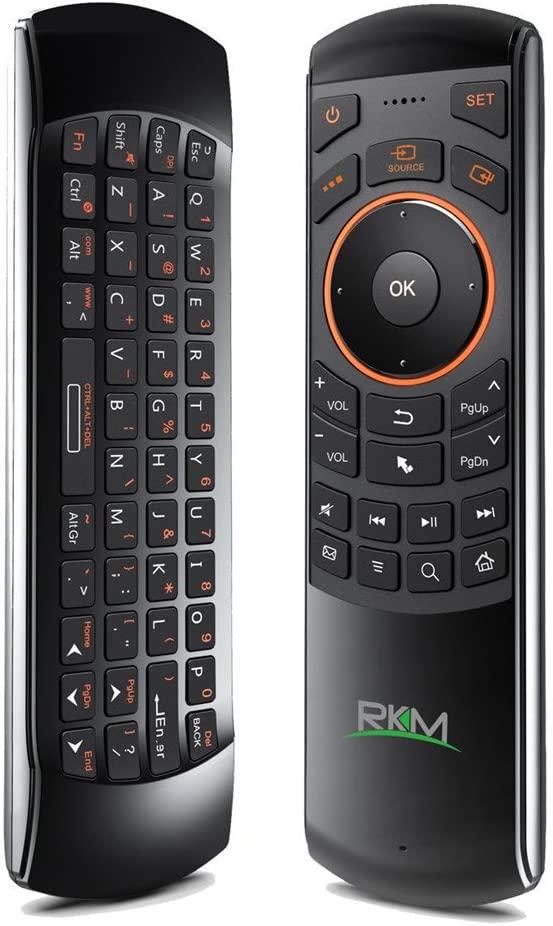 OURSPOP RKM rikomagic MK705 2.4Ghz Wireless Mini Keyboard   Fly Mouse with Learning Function for Android Mini PC, HTPC, Smart TV, Android TV Box, Media Player