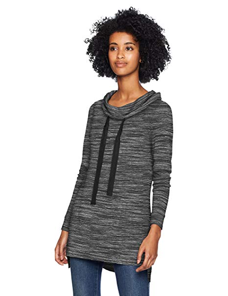Amazon Brand - Daily Ritual Women's Supersoft Terry Funnel-Neck Tunic