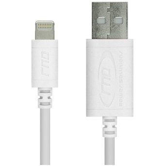 RND Apple Certified Lightning to Reversible USB 10FT Cable for iPhone 66 Plus6S6S Plus55S5CSE iPad ProAirMini iPod and Siri Remote Data Sync and Charge 8-Pin Cable 10 Feet3 Mwhite