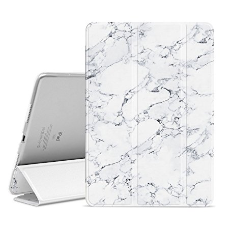 Ayotu iPad Pro 10.5 inch Case,Slim Lightweight Auto Wake/Sleep Smart Stand Cover Case with Translucent Frosted Back Magnetic Cover for Apple iPad Pro 10.5 Inch 2017 Release Tablet-The Marble Pattern