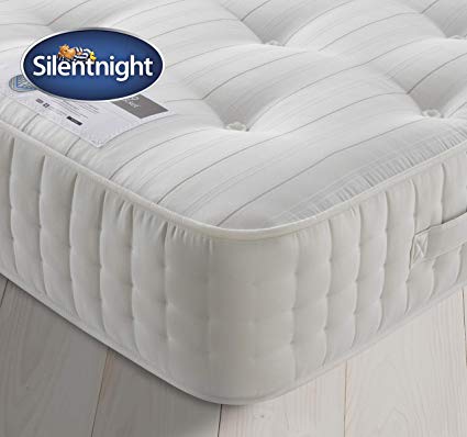 Silentnight 2800 Pocket Natural Wool Mattress | Tailored Support & Pressure Relief | Medium | Double