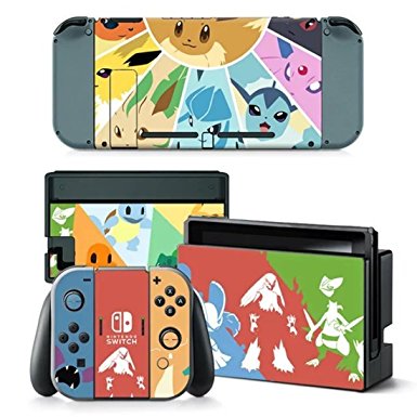 For Nintendo Switch Console Dock Joy-Con Vinyl Skin Decal Sticker Protector, Nintendo Switch Skin, NS Skin, Switch Skin