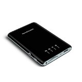 RAVPower Filehub 5 in 1 SD Card USB Reader Wireless Hard Drive Companion WiFi Bridge Sharing Media Streamer NAS 3000mAh External Battery Pack Black